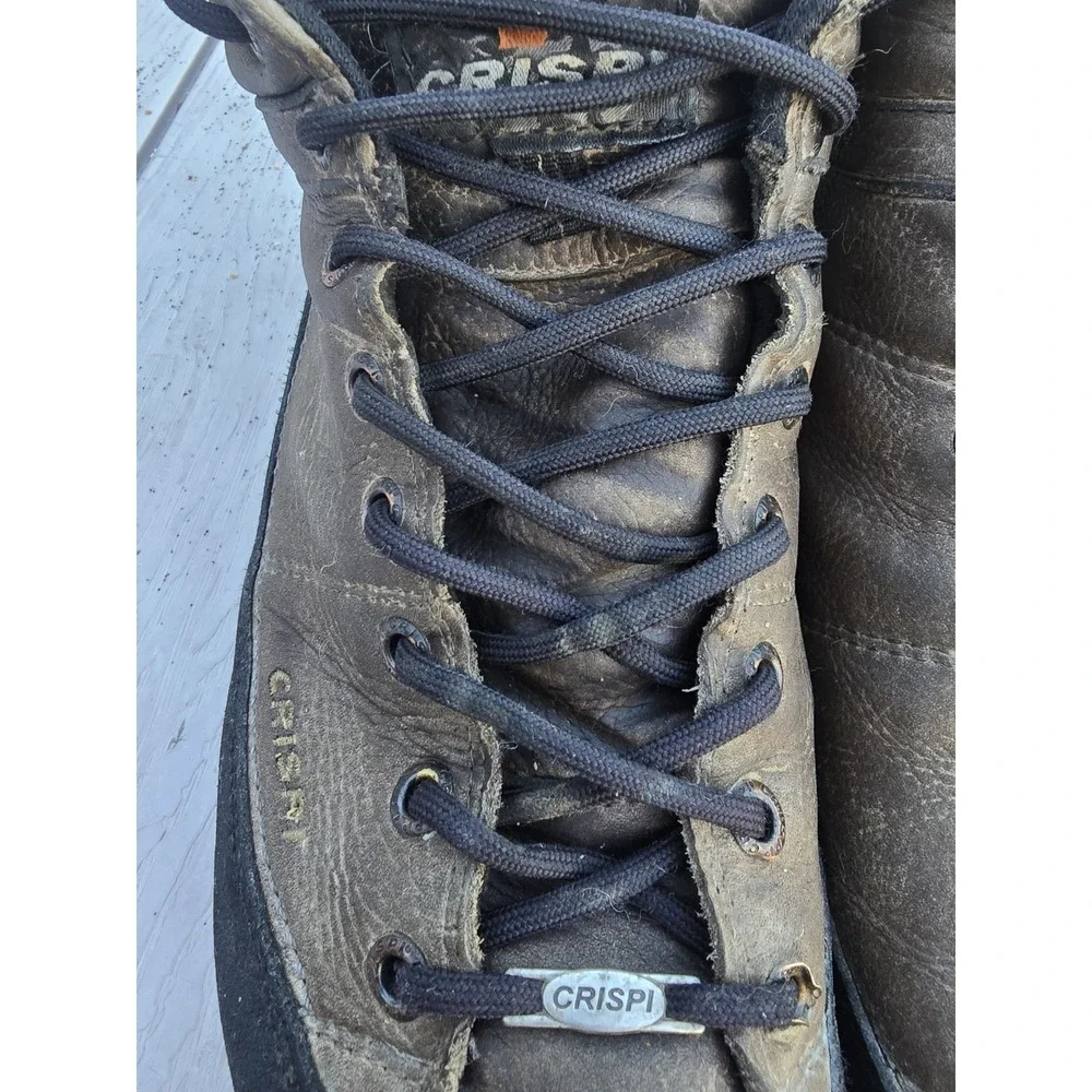 Crispi Monaco GTX Hiking Boots Mens US 9 EU 42 Leather Gore-Tex Tan/Hazelnut